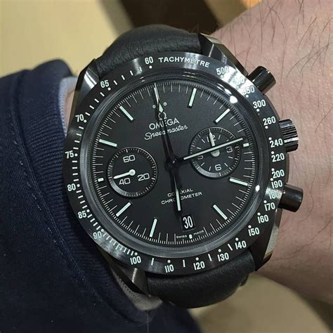 omega black black replica|replacement for omega speedmaster.